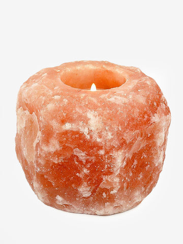 Yoga Studio Himalayan Salt Candle Tealight Holder - Natural